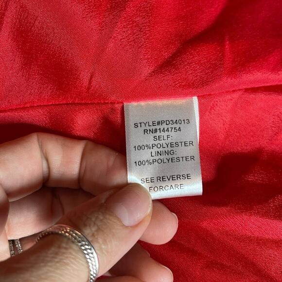 Davi & Dani Red Pink Gingham Bubble Hem Dress NWT | 3X - Picture 11 of 13